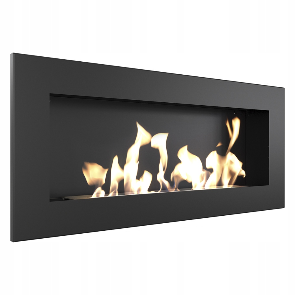 Závesný biokrb Kratki Delta 2 Slim 90 x 40 x 10,3 cm čierny